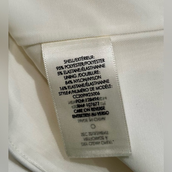 NWT ALICE + OLIVIA Genny cropped gathered stretch-knit top Sz US 8 - Picture 8 of 11